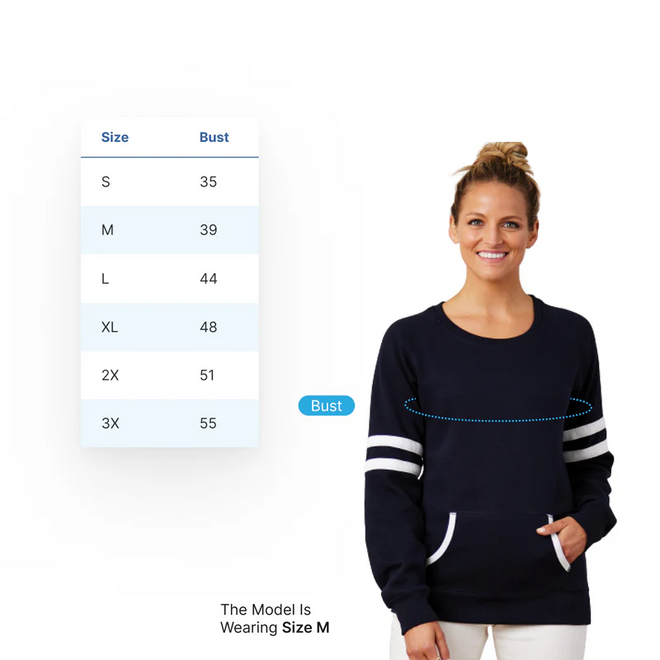 Volleyball 1 Women's Varsity Fleece Crew Sweatshirt