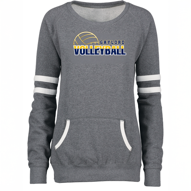Volleyball 1 Women's Varsity Fleece Crew Sweatshirt
