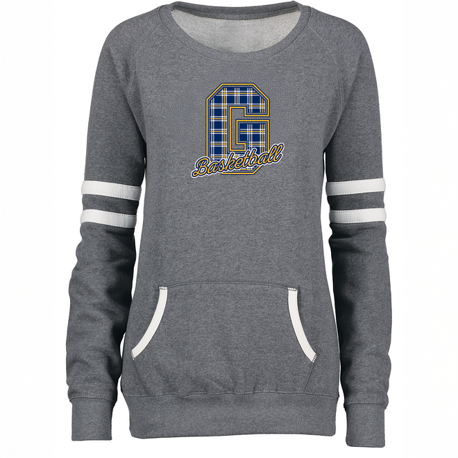 Basketball 3 Women's Varsity Fleece Crew Sweatshirt
