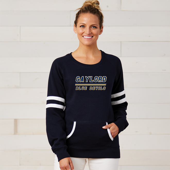 Blue Devils 1 Women's Varsity Fleece Crew Sweatshirt