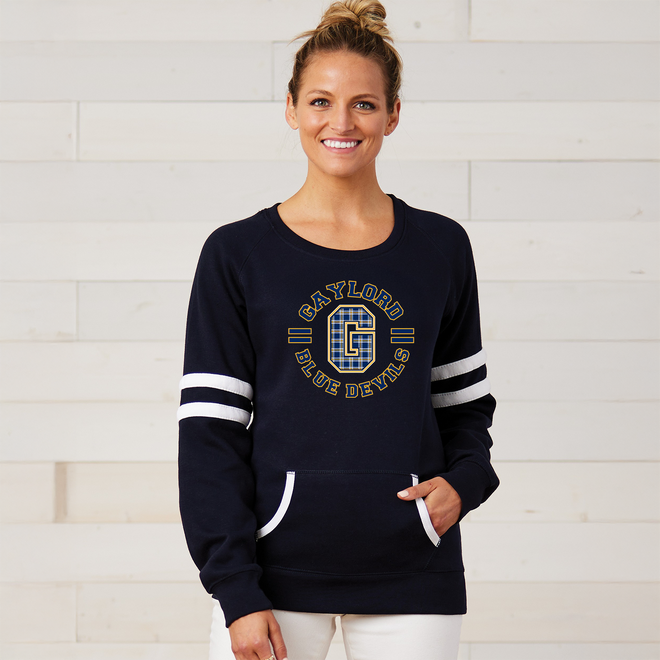 Blue Devils 2 Women's Varsity Fleece Crew Sweatshirt