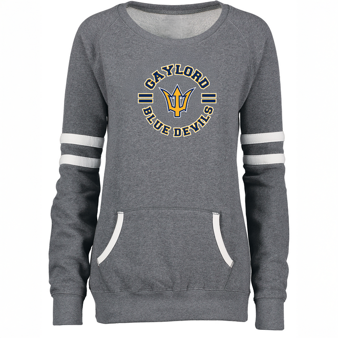 Blue Devils 3 Women's Varsity Fleece Crew Sweatshirt