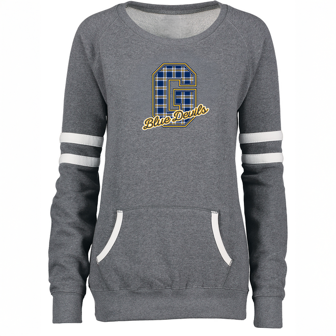 Blue Devils 4 Women's Varsity Fleece Crew Sweatshirt