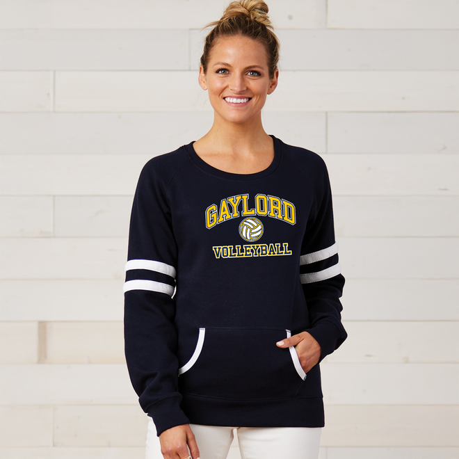 Volleyball 2 Women's Varsity Fleece Crew Sweatshirt