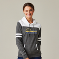 Volleyball 1 Ladies Varsity Fleece Pullover Hood