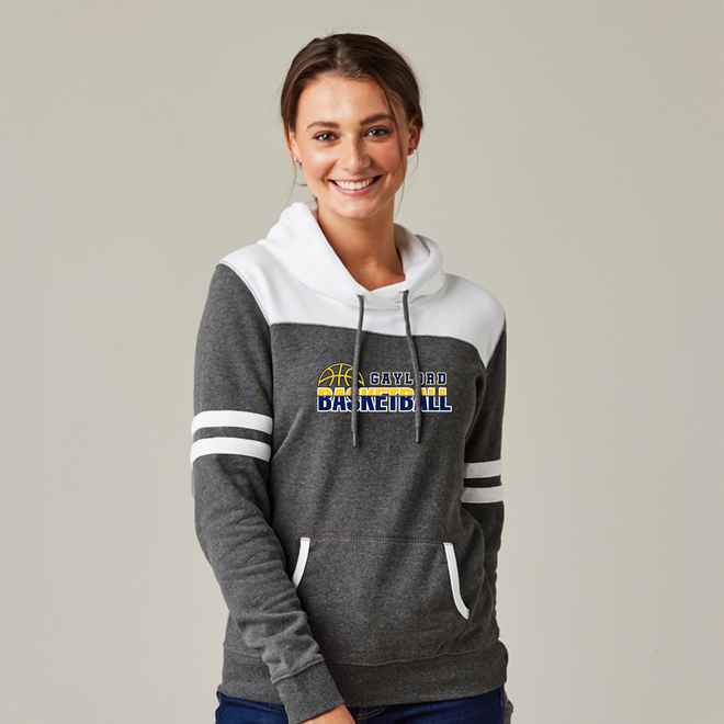 Basketball 1 Ladies Varsity Fleece Pullover Hood