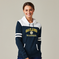 Volleyball 2 Ladies Varsity Fleece Pullover Hood